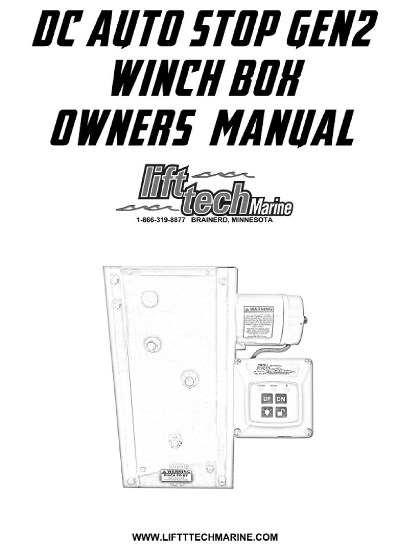 Lift Tech Marine DC AUTO STOP GEN2 owner's manual