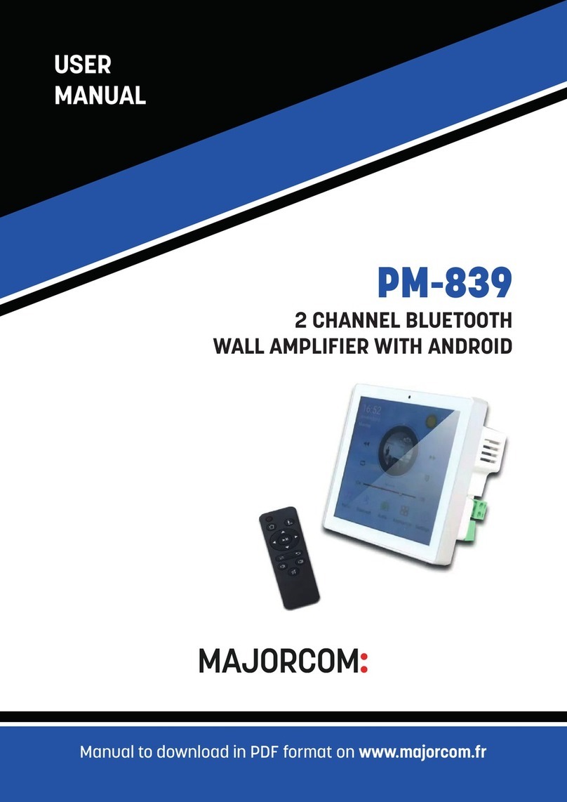 Majorcom: PM-839 User manual