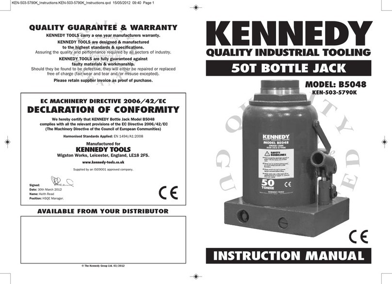 Kennedy B5048 instruction manual