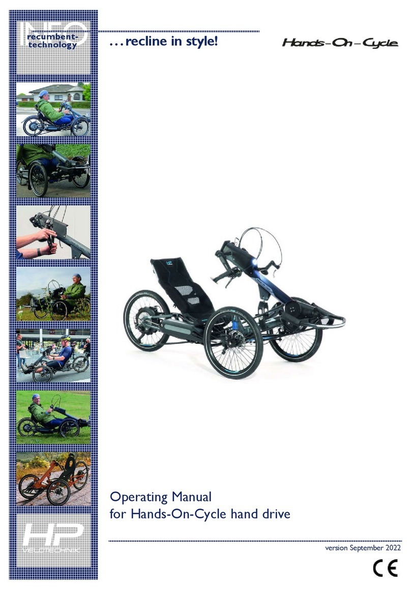 HP Velotechnik Hands-On-Cycle User manual