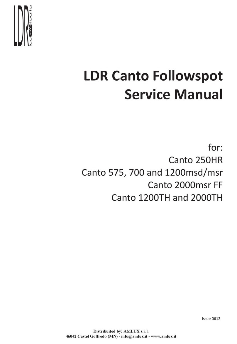 LDR Canto 250HR Service manual