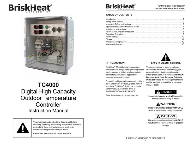 BriskHeat TC4000 instruction manual