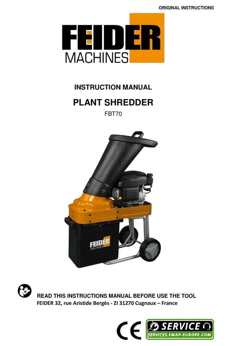 Feider Machines FBT70 User manual Feider Machines FBT70 User manual