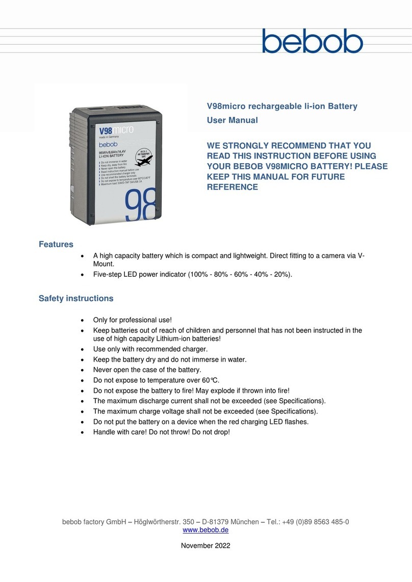 Bebob V98micro user manual