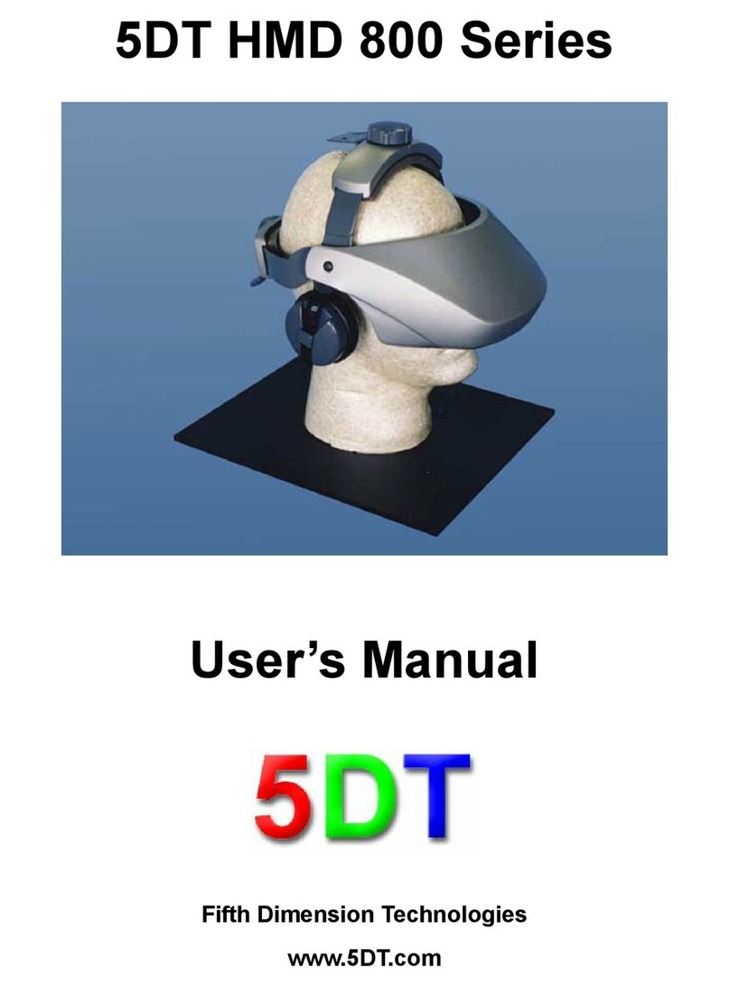 5DT HMD 800 Series user manual