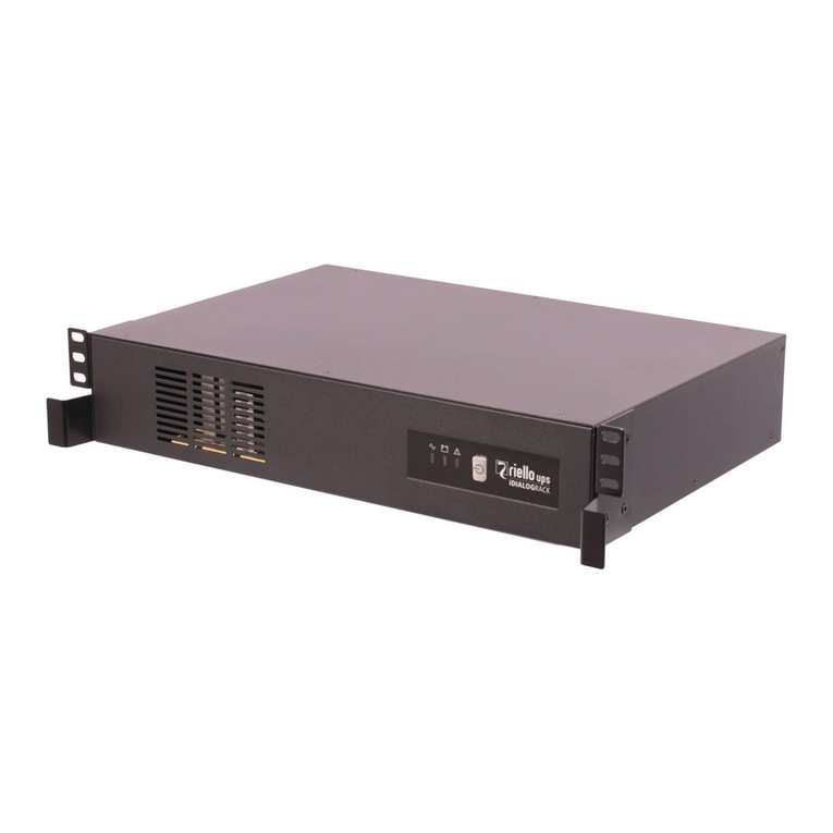 Riello UPS iDialog Rack user manual