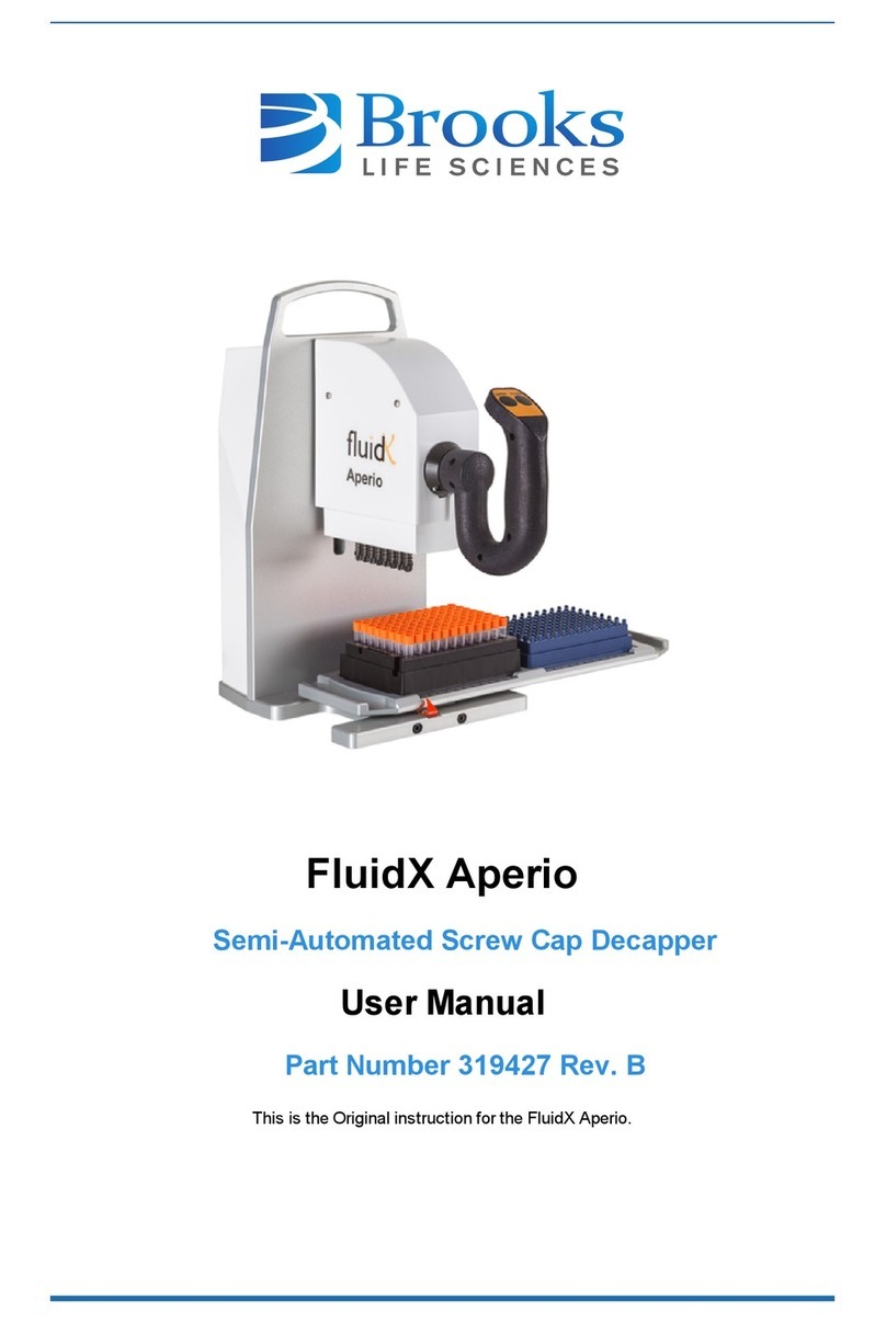 Brooks FluidX Aperio Series User manual