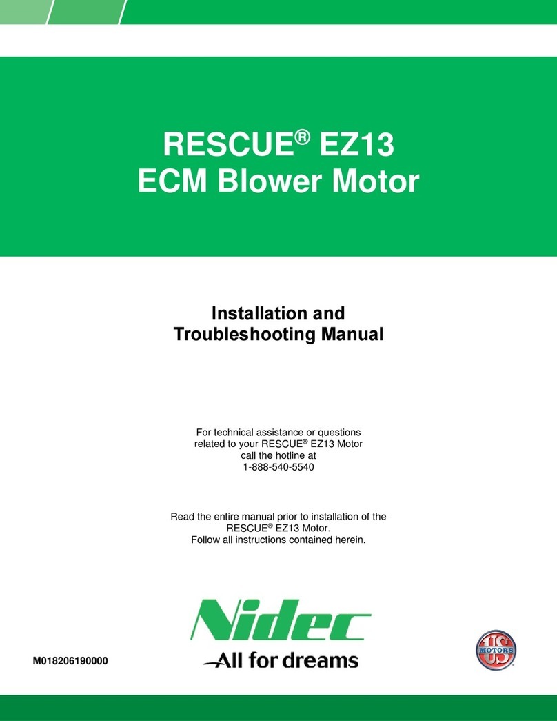 Nidec RESCUE EZ13 Programming manual