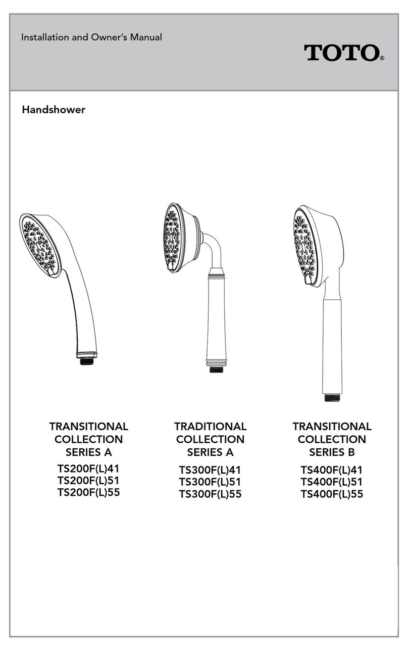 Toto B Series Installation instructions Toto B Series Installation instructions
