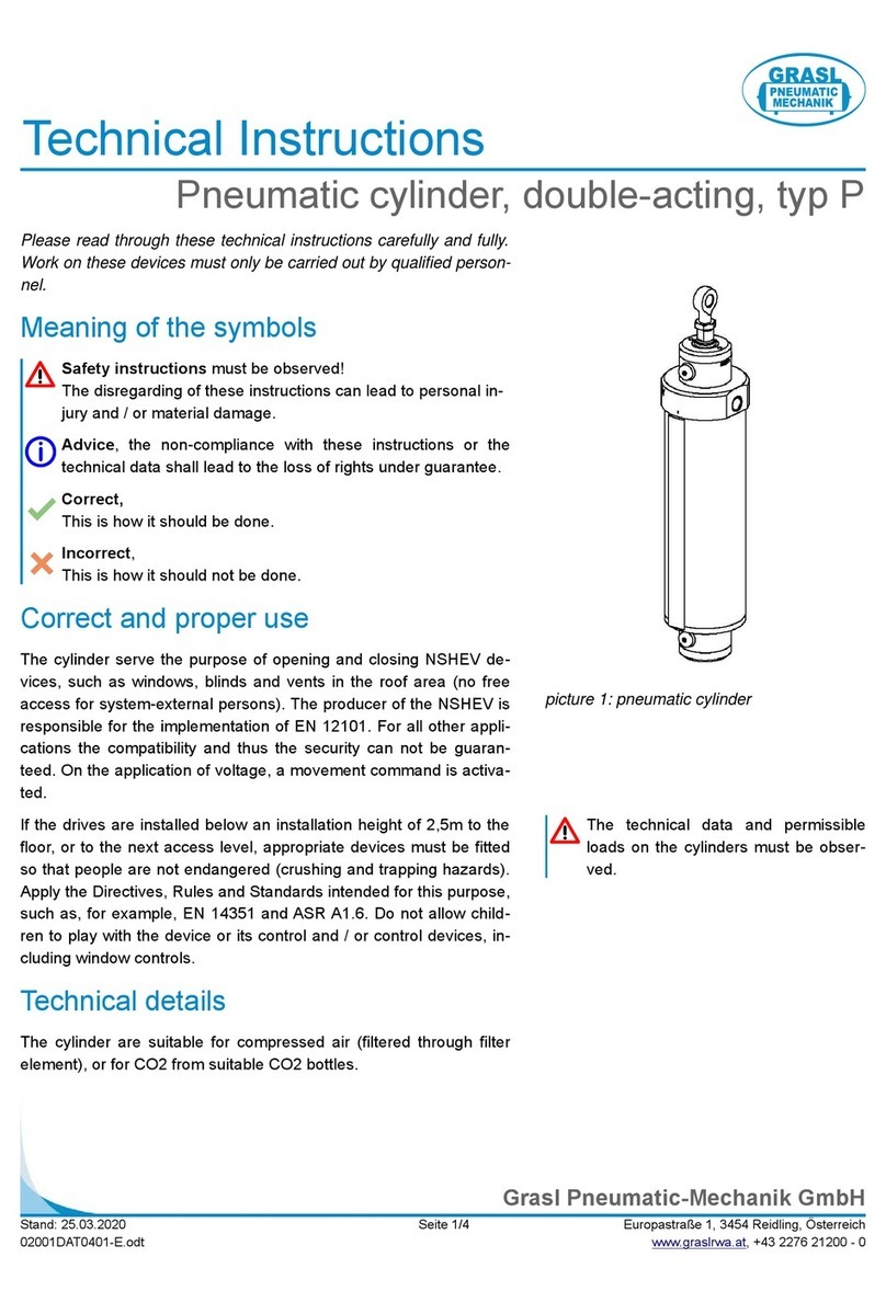 GRASL P Series Technical instructions