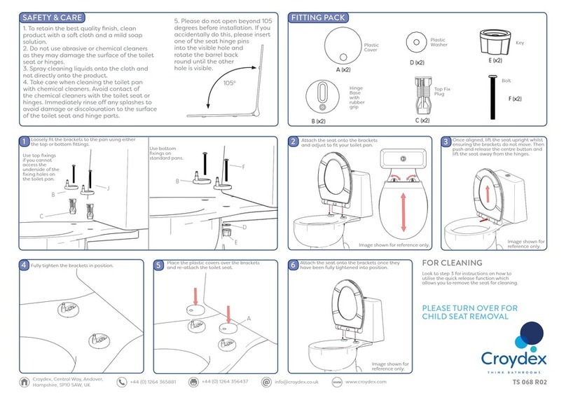 Croydex TS 068 R02 User manual Croydex TS 068 R02 User manual
