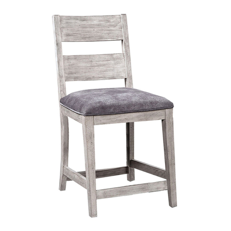 aspenhome Counter Height Side Chair I256-6643S User manual