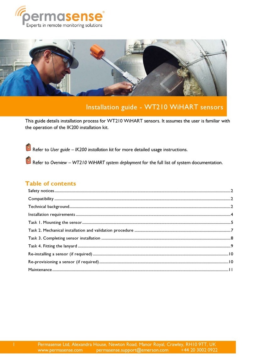 Permasense WT210 WiHART User manual