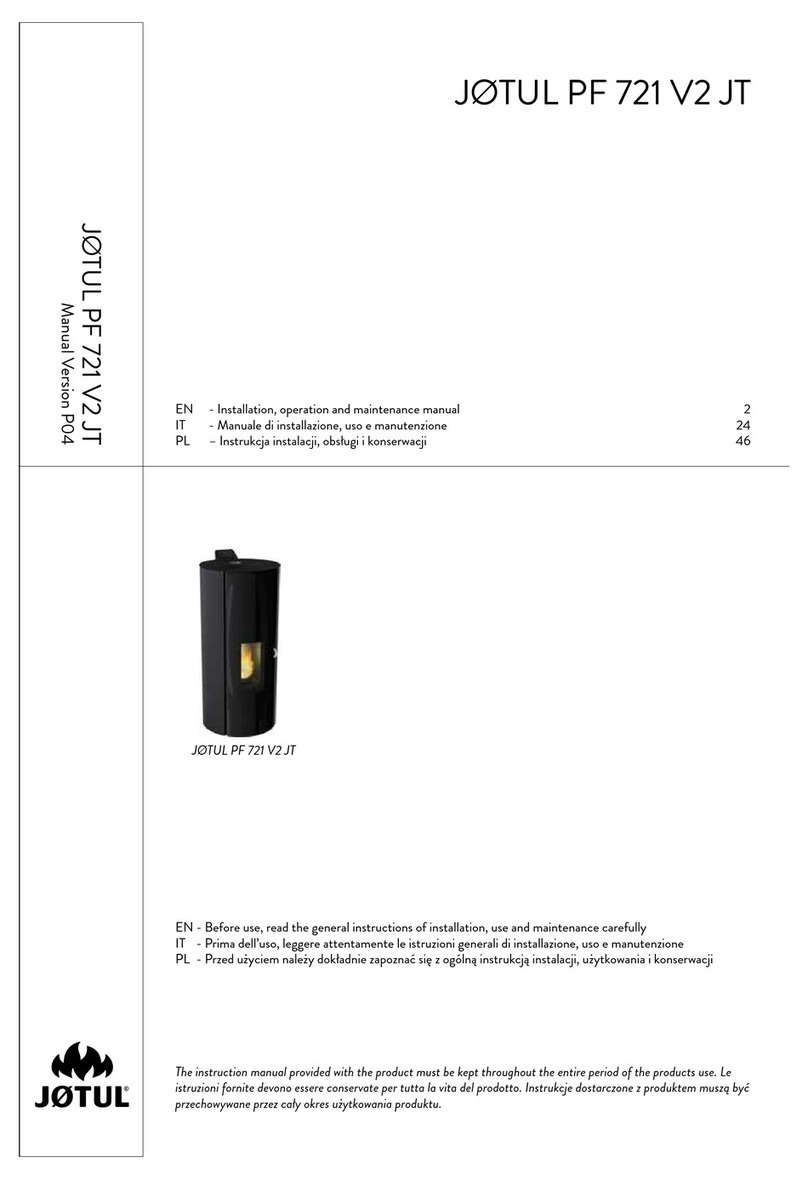 Jøtul PF 721 V2 JT User manual