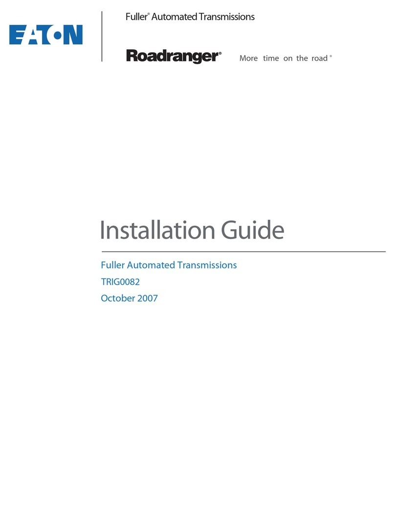 Eaton Roadranger Fuller UltraShift F-406-ASW... User manual