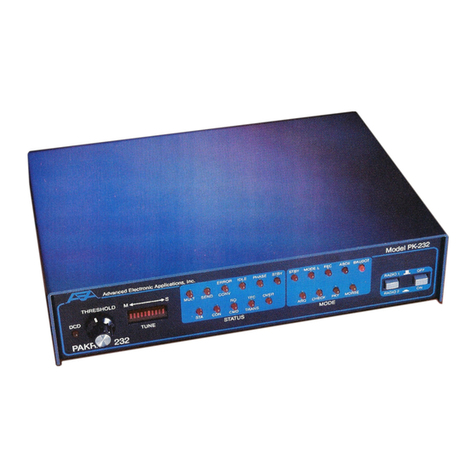 AEA PAKRATT PK-232 Product manual