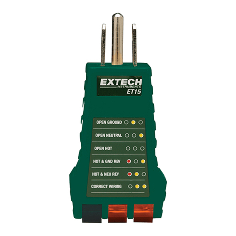 Extech Instruments ET15 User manual Extech Instruments ET15 User manual