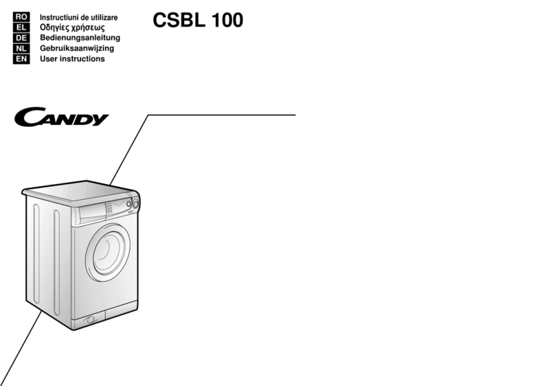 Candy CSBL 100 User manual
