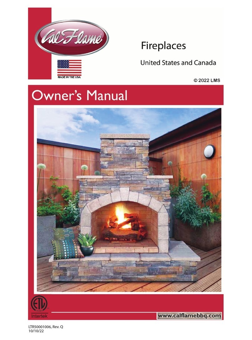 Calflame FRP-906-3 owner's manual
