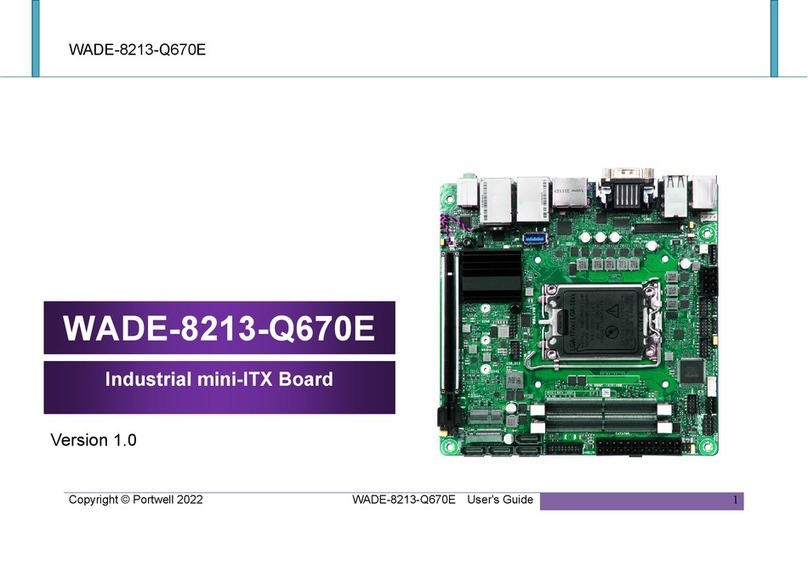 Portwell WADE-8213-Q670E User manual