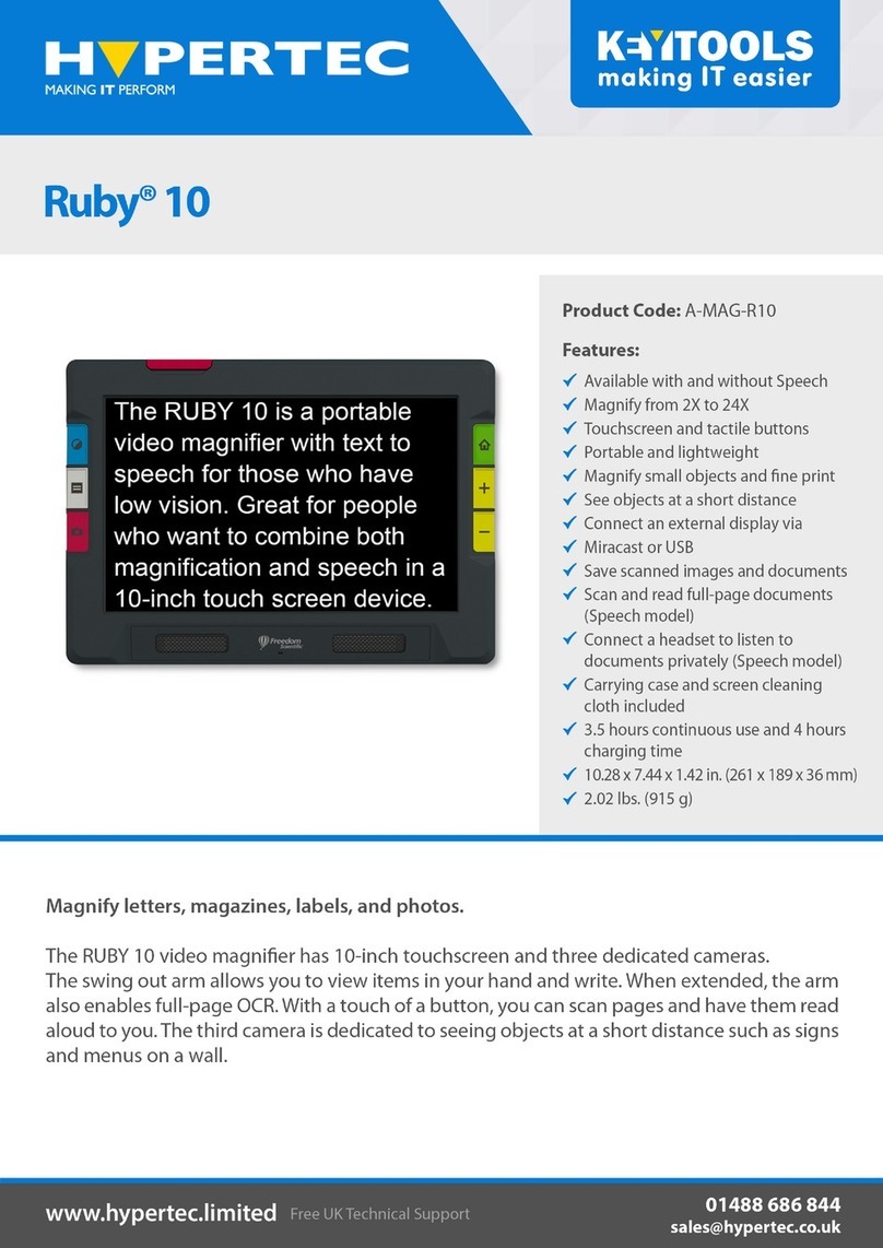 Hypertec Ruby 10 User manual