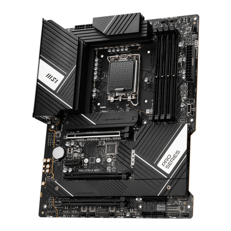 MSI PRO Z790-A WIFI User manual