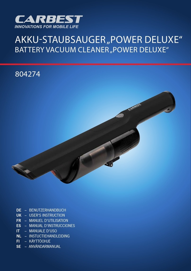 Carbest POWER DELUXE 804274 User instruction