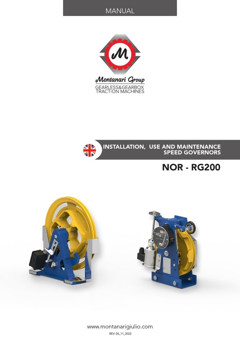 Montanari NOR Installation, use and maintenance instructions