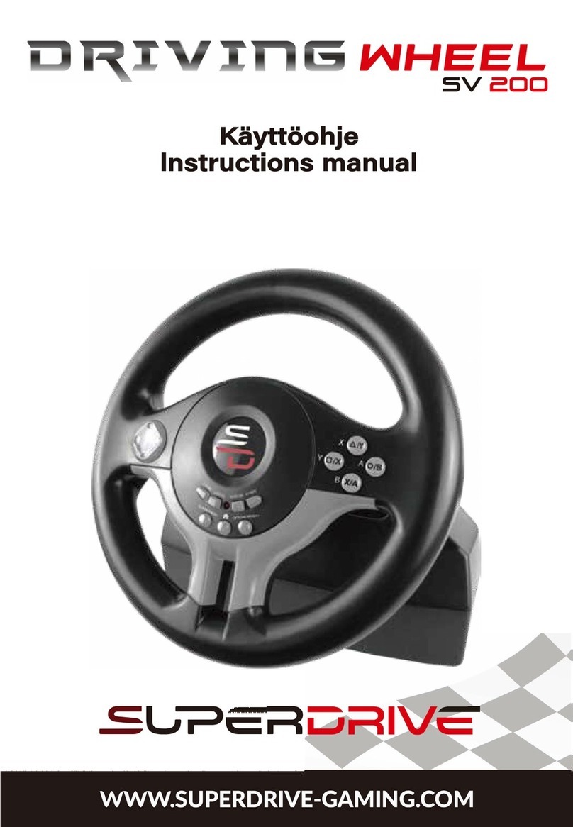 Superdrive DRIVING WHEEL SV 200 instruction manual