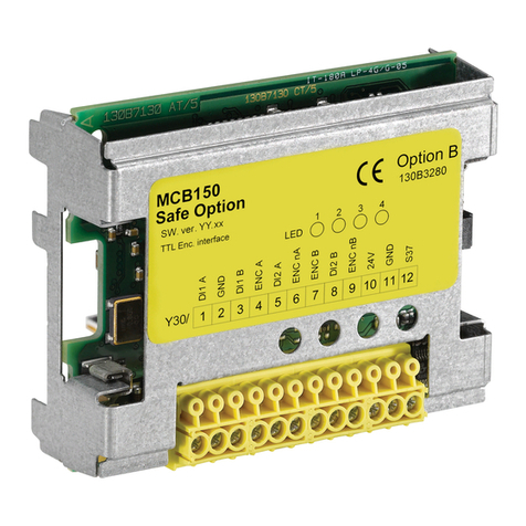 Danfoss VLT Safety Option MCB 150 User manual