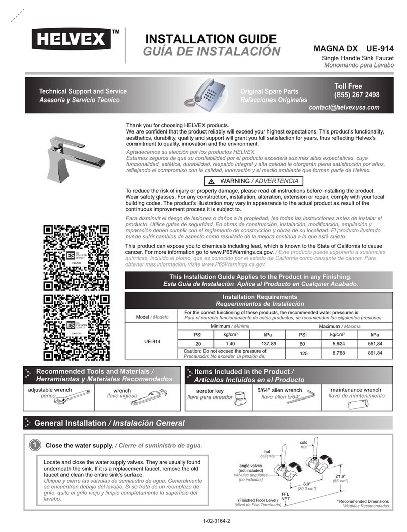 Helvex MAGNA DX UE-914 User manual Helvex MAGNA DX UE-914 User manual