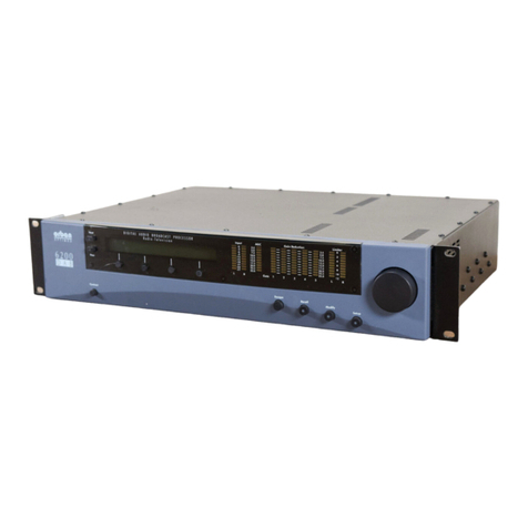 Orban OPTIMOD 6200 operating manual