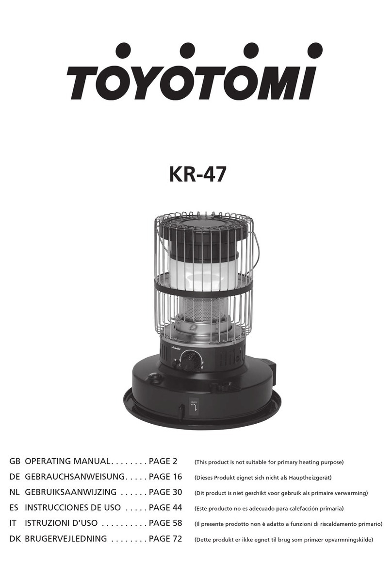 Toyotomi KR-47 User manual