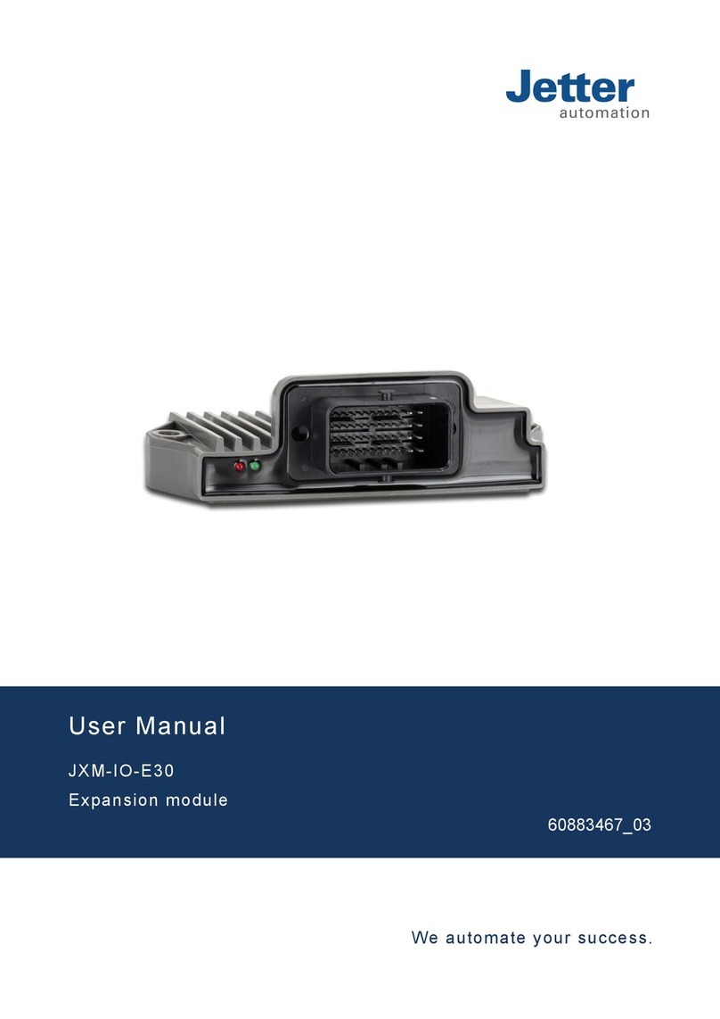 Jetter JXM-IO-E30 user manual