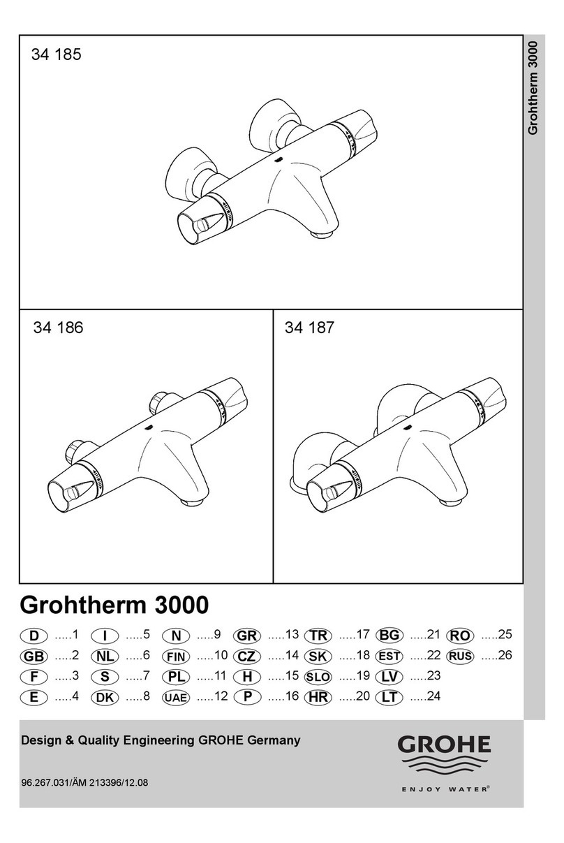 Grohe Grohtherm 3000 User manual