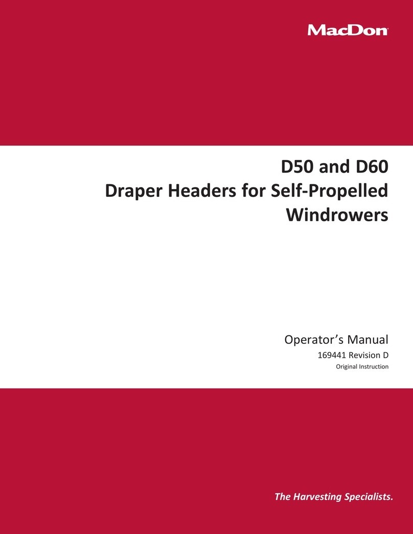 MacDon D50 Operator's manual