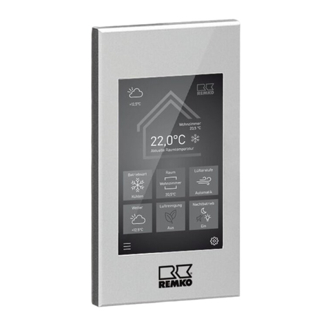 REMKO Smart Control Touch operating manual