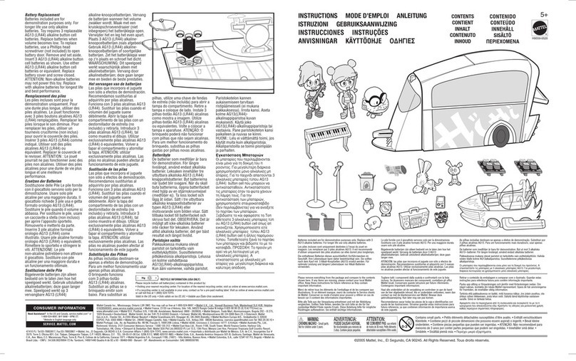 Mattel H9559-0520 instructions