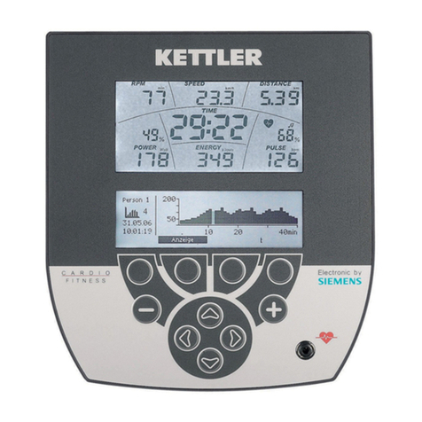 Kettler Ergorace SG1 Training and operating instructions Kettler Ergorace SG1 Training and operating instructions