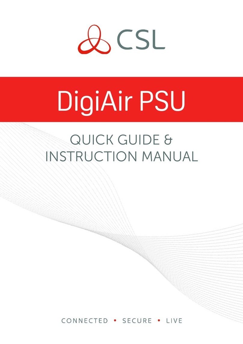 CSL CS1510 QUICK GUIDE & INSTRUCTION MANUAL