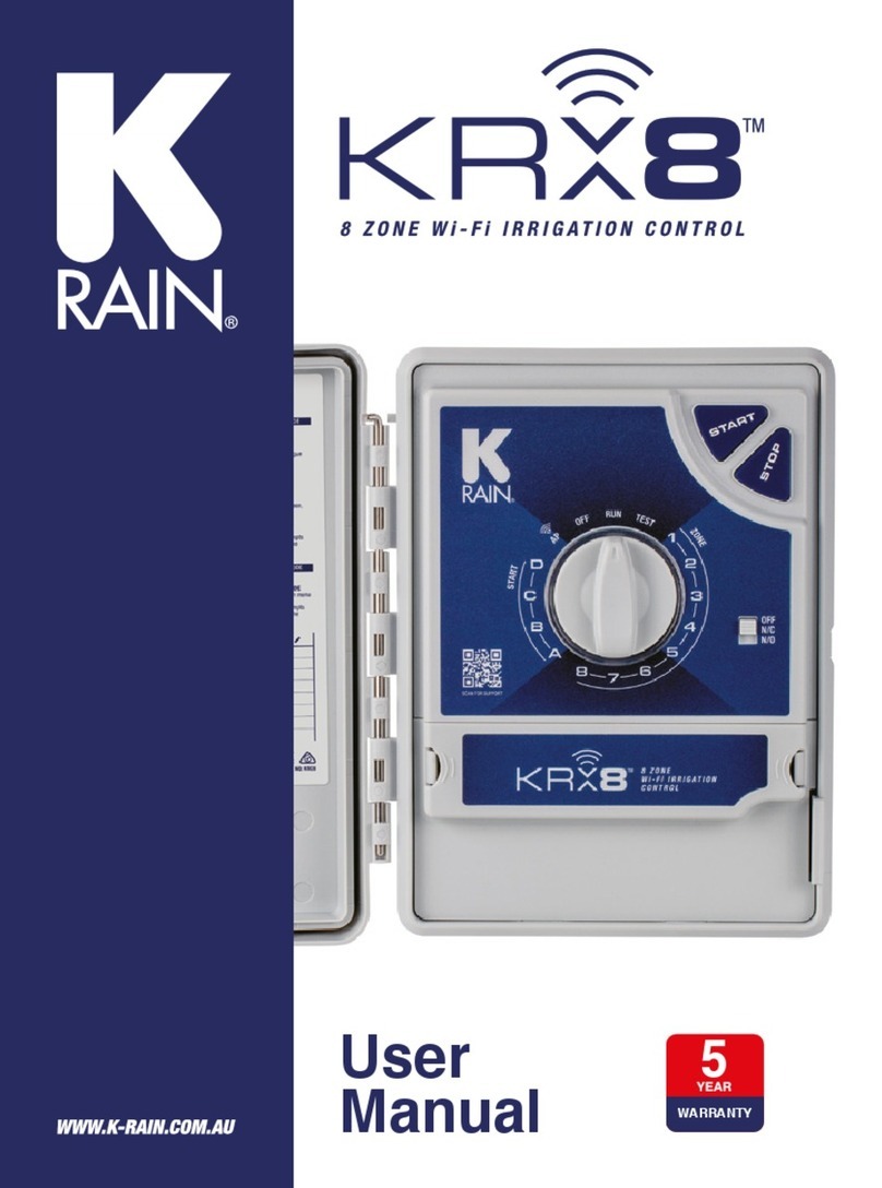 K-Rain KRX8 user manual