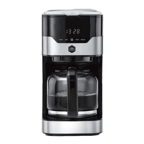 OBH Nordica timer aroma instructions