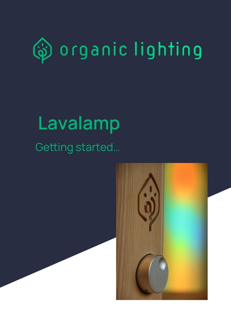Organic Lighting Lavalamp User manual