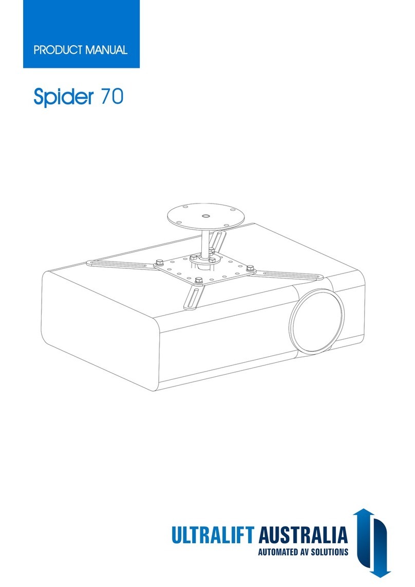 UltraLift Spider 70 product manual