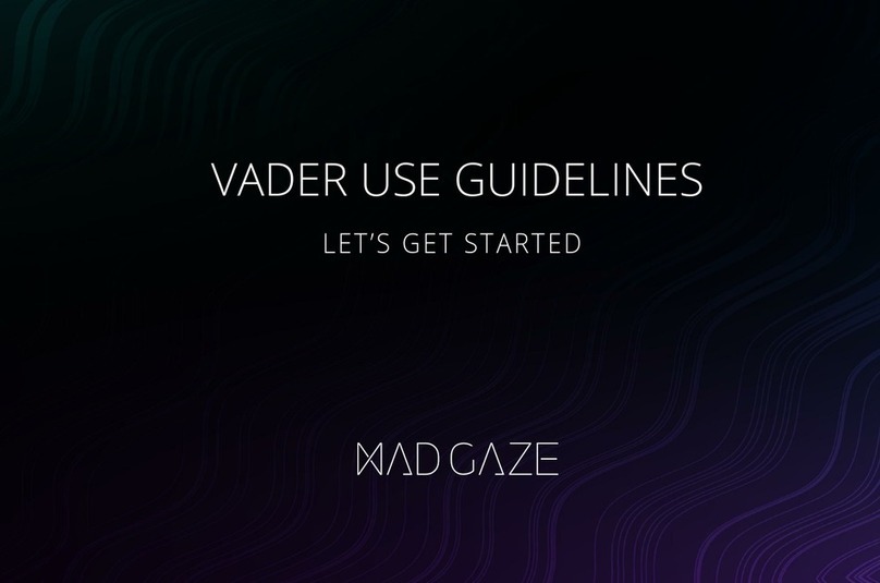 MAD Gaze VADER Use Guidelines