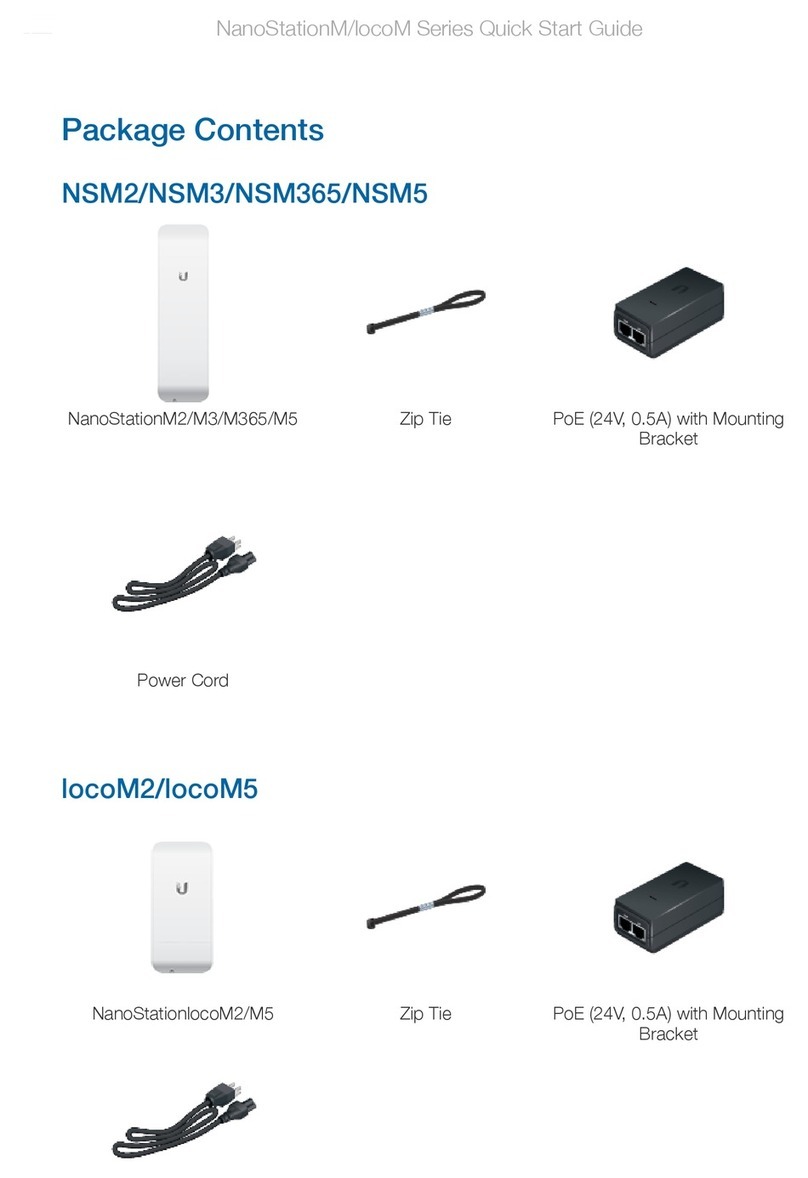 Ubiquiti NanoStationM Series User manual