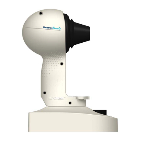 OPTIKON Keratron Piccolo Installation and operating manual