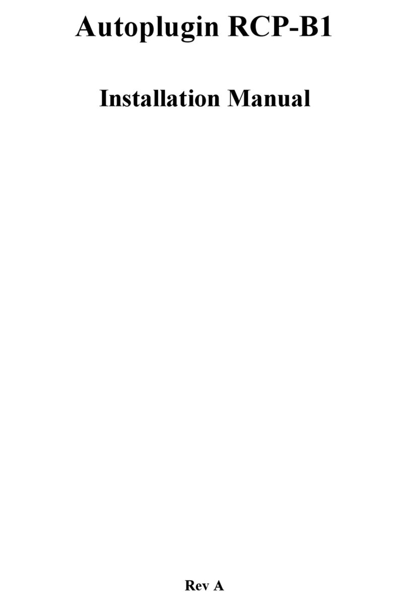 Autoplugin RCP-B1 User manual