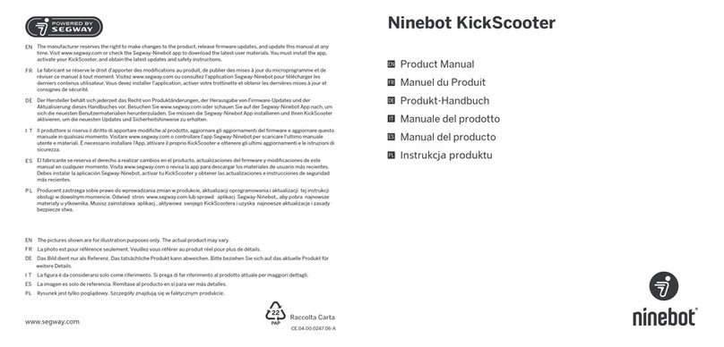 Ninebot KickScooter F25E II User manual