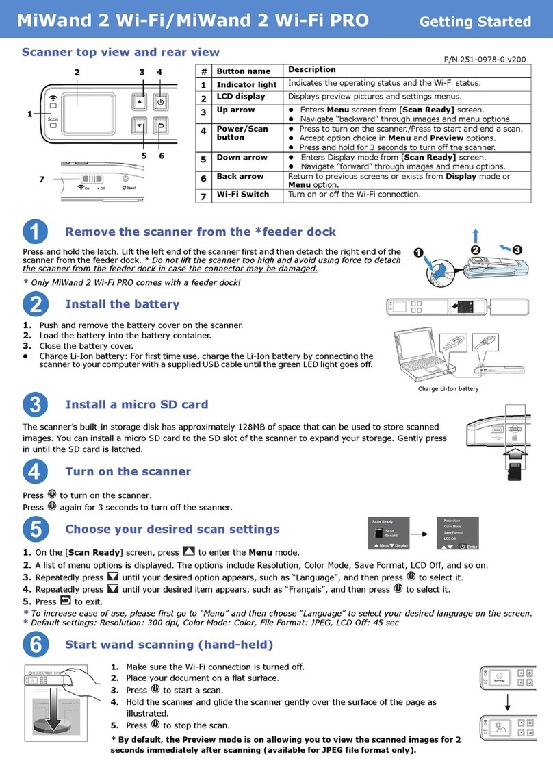 Avision MiWand 2 Wi-Fi User manual